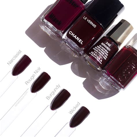 dupe for chanel rouge noir nail polish
